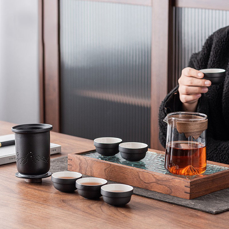 Dein Teeset für unterwegs - aus Keramik